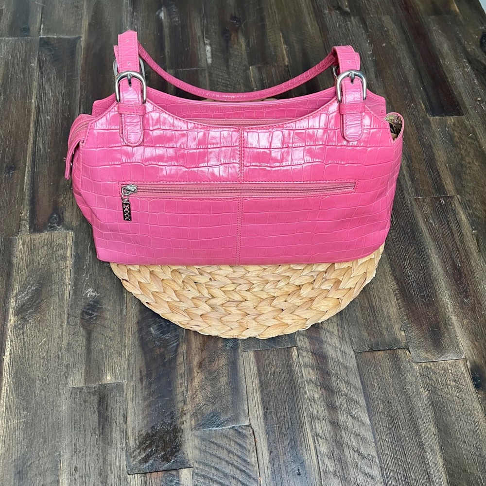 Maxx NY Pink Croc Whimsygoth, Barbiecore, Baguette Style, Retro Vintage bag